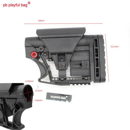 PB Playful bag tactical sports hobby cs equipment accessories Toys model MBAA CS stockBD556 nylon butt gel ball gun KD15