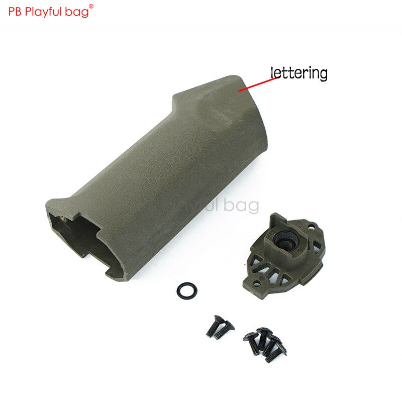 Playful bag Badger motor grip nylon back grip 480 motor No.2 wave box 416 Jinming 9/10 applicable Water bullet toy gun part LD82