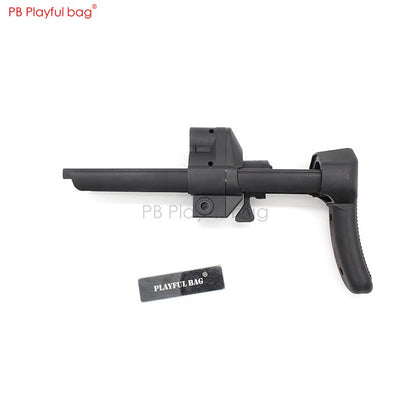 Playful bag CS toy MP5K/MP5 Nylon Telescopic buttstock with Upgrade Material Telescopic rod Water bullet gun accessories KD63