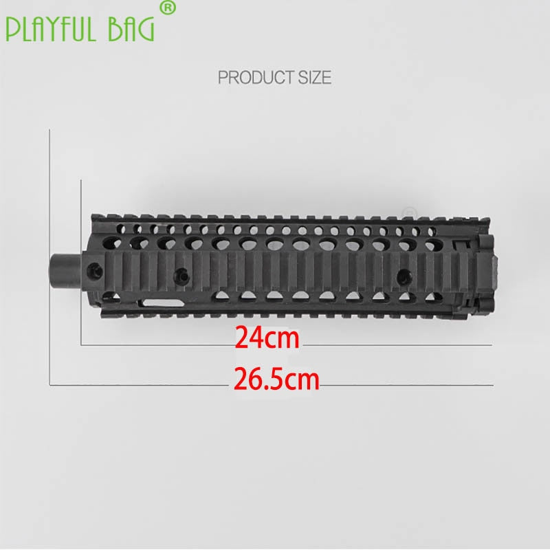 Playful bag DIY toy gun soldier front mk18 nylon fishbone 10inch thread interface m4 water bullet modification accessories OA09