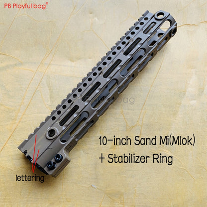 Playful bag Outdoor CS MI Upgrade material handguard M-LOK Jinming 8/9 M4A1 XM316 water bullet gun refitting accessory OB63.1