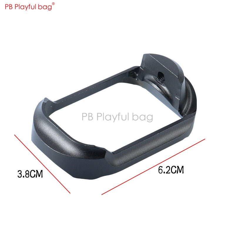 Playful bag Outdoor CS P1 Magazine base CNC Upgrade material base Lossless direct insertion Water bullet toy refitting part ID41