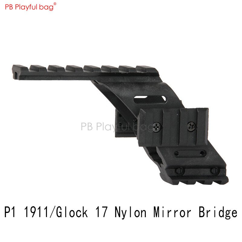 Playful bag Outdoor CS P1 nylon mirror bridge water bullet toy SKD G18 / G17 appearance guide 1911 mirror bridge GLOCK QE60