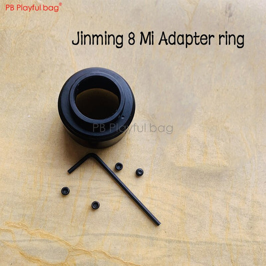 遊び心のあるバッグアウトドア CS 機器 Jinming 8 Mi アダプターリング QD リング MI アップグレード素材ハンドガード OB63.2 