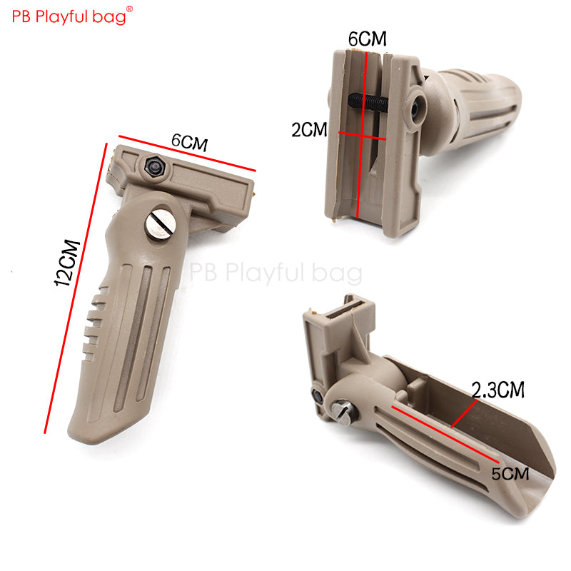 Playful bag Outdoor Tactical Nylon Grip Water-bullet-gun Jinming/AK/M4/MP7 Duck Beak Grip verion 1/2  CS toys Gun parts LD48