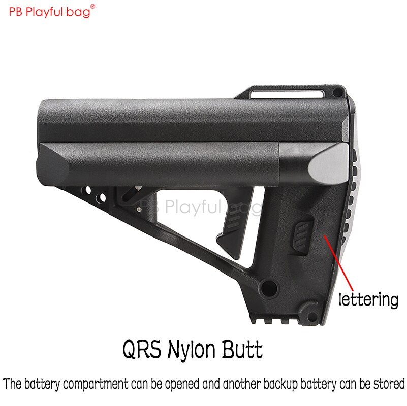 Playful bag QRS Nylon high quality water bullet toy gun Stabilizing Brace water bullet refitting 556 AR quick release cover KD74