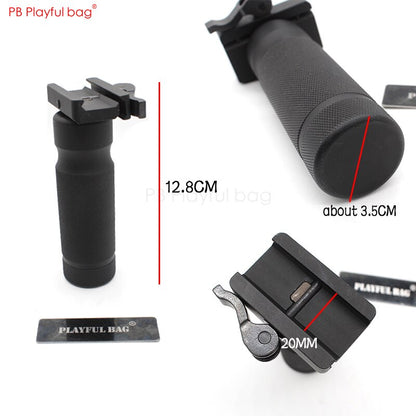 Playful bag Upgrade Material Quick dismantling grip 20mm Guideway Water-bullet-gun-Accessory CS toys parts Tactical-Grip LD44