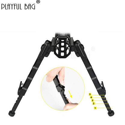 playful bag Outdoor sports accessories Upgrade metal materials Bipedal stand for toy rifle and shotgun bipod with an adjustable stability gun V9