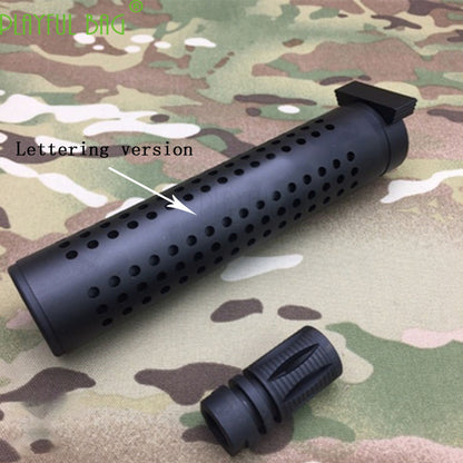 Outdoor activity CS 14mm Reverse Tooth Cap KACQD M4QD Water Bullet Gun Upgrade Material Muffler Decoration AK105 MI51 Silencer