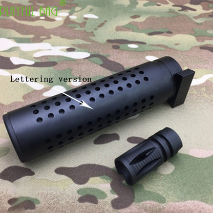 Outdoor activity CS 14mm Reverse Tooth Cap KACQD M4QD Water Bullet Gun Upgrade Material Muffler Decoration AK105 MI51 Silencer