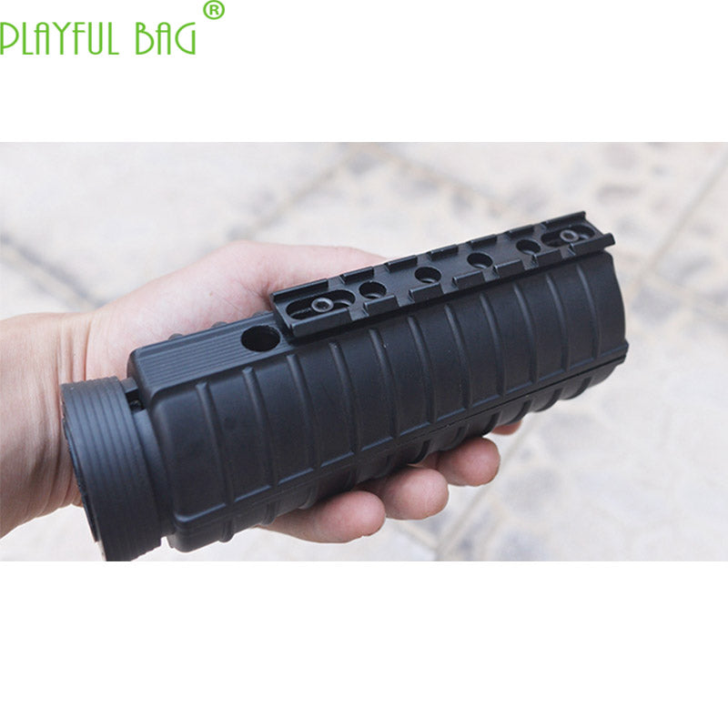 Outdoor activities CS toy Jinming 9 generation M16A2 cylinder protect the wood guide bar accessories Soft bullet OI54