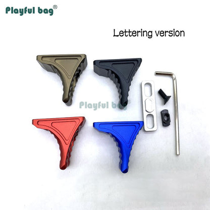 Playful bag Mini triangle hand stop Appearance Upgraded Colorful Mlok CS game accessory Decorative toys AQA35