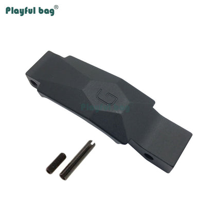 Playful bag "G" Trigger cover 416 Tactical CS gel ball blaster parts TTM FTM Toy AR15 CNC upgrade material Refitting toys AQA06