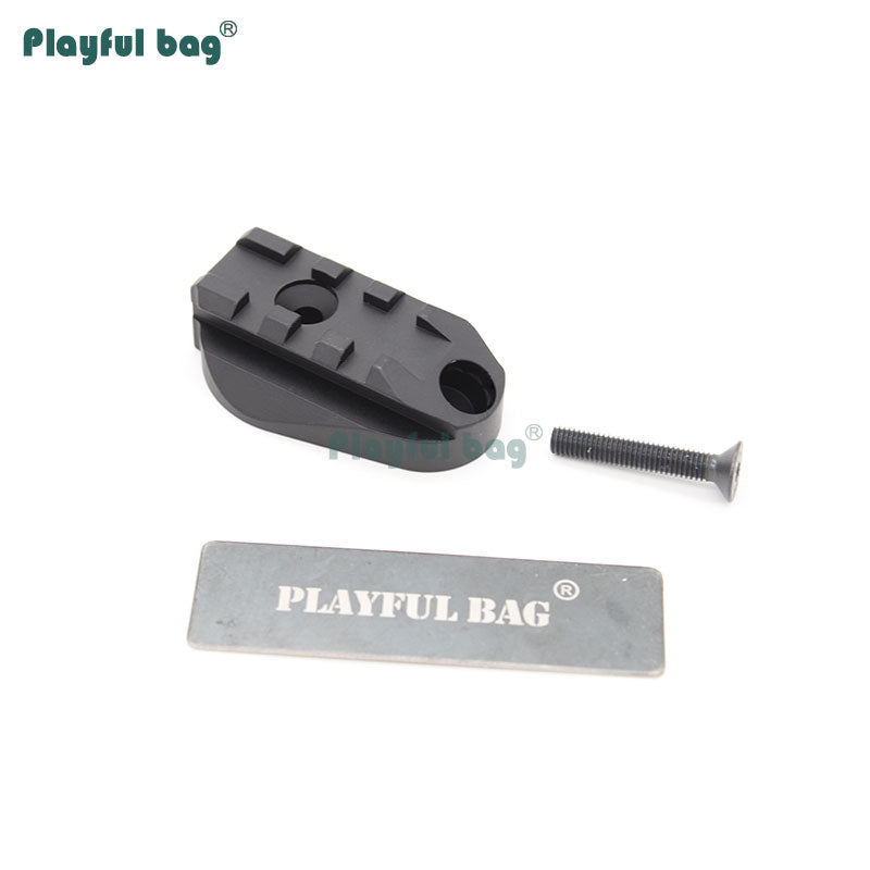 Playful bag CS game AEG turn to 20mm rail adapter base for Toy MPXMCXAR Upgraded DIY toy accessories AEG 20MM base AQB85