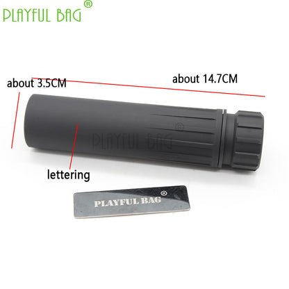 Playful bag Outdoor sport DD game 14mm reverse teeth Jinmin 556 416 M4 gel ball decorative accessory CS toys MA29S Toy rifle silencer acoustical damper